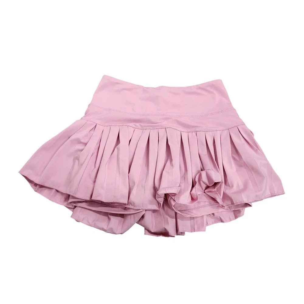 Goldhinge Skort Womens XS Pink Pleated Athletic Tennis Built-In Shorts